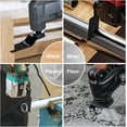 thumbnail image 4 of 12PCS Oscillating Saw Blades with 2 C-Clip Adapter, Wood/Metal/Plastic Oscillating Multitool Blades, 4 of 4