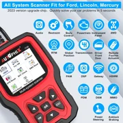 AUTOPHIX 7150 Full System Diagnostic Scan Tool Fit for Ford Lincoln Mercury All Function OBD2 Scanner with Engine ABS SRS SAS Oil EPB DPF TPMS Reset Code Reader Battery Registration Tool