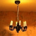 thumbnail image 4 of Yokua Dollhouses Miniature Ceiling Lamp 1/12 Lighting Accessory Scene Display Decors, 4 of 13