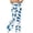 Style-1-Blue, variant on Womens Butt Lift High Waisted Boootcut Yoga Pants Cute Graphic Print Stretchy Bell Bottom Trousers Vacation Clothes Orange M