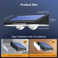 thumbnail image 6 of HIBIBUD Solar Fence Lights Outdoor 12 Pack,Warm White & 6 Colors & Rgb,Ip66 Waterproof Led Deck Light,Dusk to Dawn Fence Lights Solar for Wall,Railing,Step,Patio,Pool,Backyard,Outside, 6 of 9