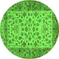thumbnail image 1 of Ahgly Company Indoor Round Persian Green Traditional Area Rugs, 3' Round, 1 of 1