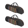 thumbnail image 1 of 2x Estuche de Trompeta Portátil, Bolsa de Almacenamiento Acolchada con Correa para El Hombro Boho Negro (52x18x13.5cm / 20.47x7 Yuyangstore Estuche blando para trompeta solamente, 1 of 8