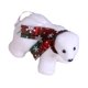 thumbnail image 2 of Adorno colgante navideño de oso, adorno nórdico coleccionable para colgar fotos Bufanda multicolor, 2 of 7