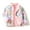Light Pink-C, variant on Girl Jacket Cute Print Zipper Lightweight Long Sleeve Thick Warm Outerwear Cute Girls Jacket 8-9 Years