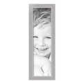 thumbnail image 2 of ArtToFrames 6" x 21" Silver Picture Frame, 6x21 inch Silver Wood Poster Frame (WOM-5388), Pack, 2 of 8
