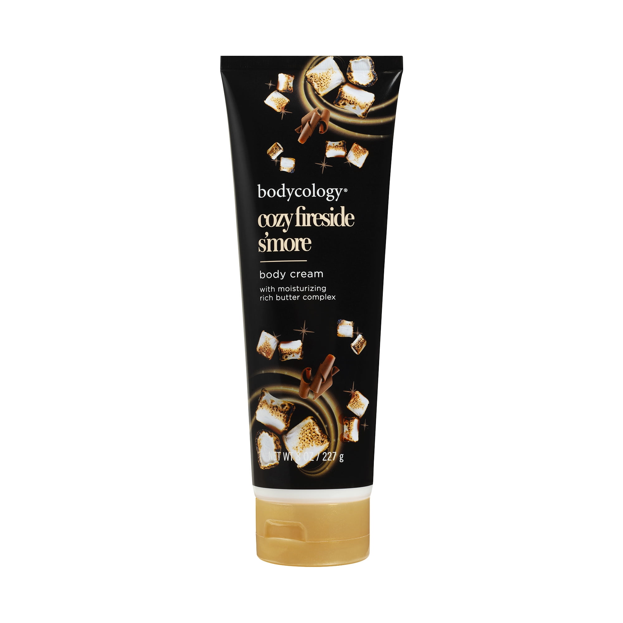Bodycology Moisturizing Body Cream, Cozy Fireside S'more, 8 oz
