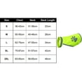 thumbnail image 4 of Green M Reflective Dog Safety Vest, High Visibility Clothing, Safety Harness for Small Large Dogs, Jacket for Outdoors, Hiking, Walking, 4 of 5
