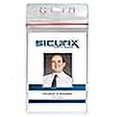 thumbnail image 2 of SICURIX Fermeture Éclair Porte-Badge d'Identité Scellable Vertical 50 Pack Transparent (Lot de 2) (47840), 2 of 4