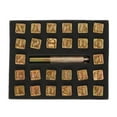 thumbnail image 2 of Juego de Sellos Letras Del Alfabeto Kuymtek 26 Uds Herramientas de Cuero Y metal, 2 of 8