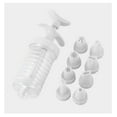 thumbnail image 4 of GFHFHITJ Plastic Piping Nozzle Set Cookie Disc, Cookie Press, Classic Cookie Maker, Making Set with 8 Cake Tips and for DIY Cake Cookie Maker Decorating, 4 of 9