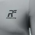thumbnail image 3 of RunFlyte Men's Basics Short Sleeve Moisture-Wicking T-Shirt Light Grey/Black f1002-ggk, 3 of 3