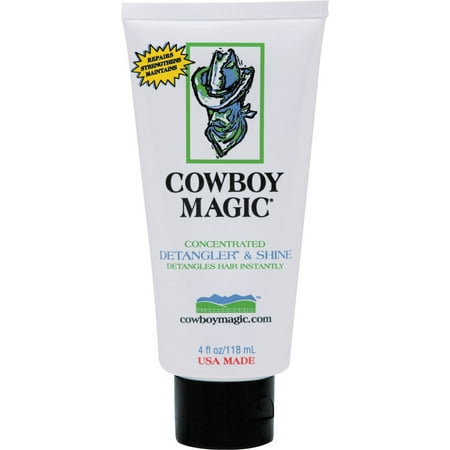 Cowboy Magic Grooming Detangler and Shine for Horse and Human, Natural