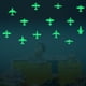 thumbnail image 4 of Pegatinas de pared luminosas de dibujos animados que brillan en la oscuridad Pegatinas de techo fluorescentes 15 aviones, 4 of 9