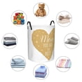 thumbnail image 6 of Bingfone Love Mom Waterproof Foldable Laundry Hamper Bucket With Handles For Storage Bin,Clothes Hamper (Small), 6 of 8
