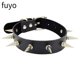 thumbnail image 1 of Mujer negro Punk gargantilla Collar Pu cuero gótico remaches gargantilla Collar Pendientes fiesta Club Sexy gótico mujer joyería Tan Jianjun unisex, 1 of 2