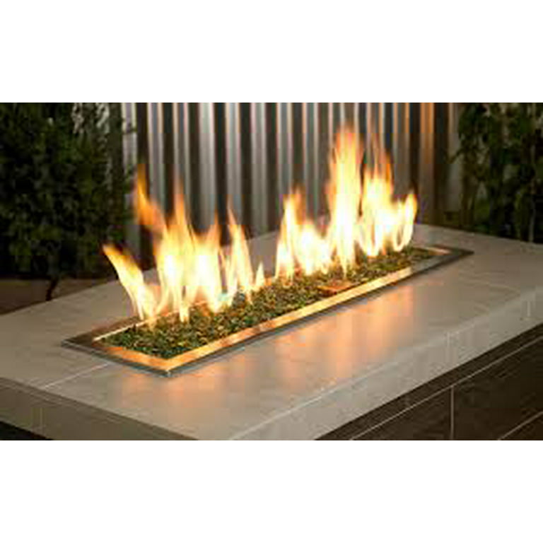 0.75 Recycled Crushed Glass Fire Glass for Fire Pits, and