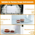 thumbnail image 4 of 20Pcs Snack Containers with Lids - Reusable Leak-Proof Double Compartment Snack Pack Containers for Cooking, Lunch, Picnic - Used to Separate Snack for Children, Students & Colleagues, 4 of 7