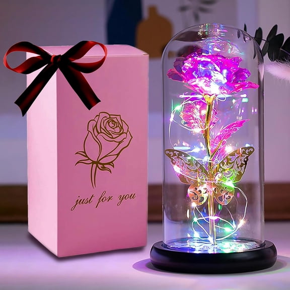 Valentines Day Gifts for Her, Valentine's Day Flowers Gifts for Mom Women Girlfriend, Birthday Gifts for Women, Valentines Gifts for Wife, Butterfly Rose Gifts for Valentine's Day Anniversary