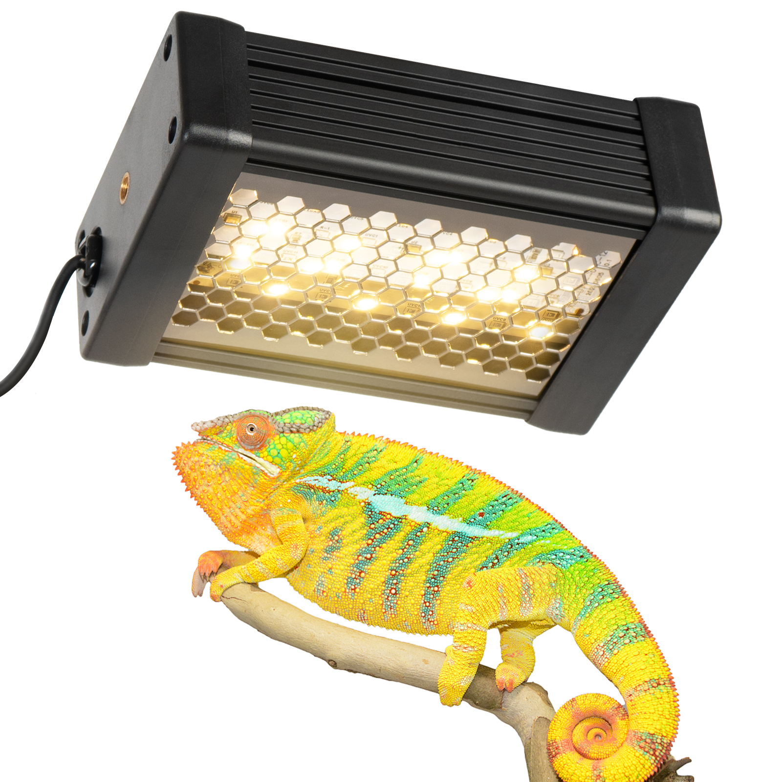 UVB LED Light for Reptiles, Adjustable 12W 5INCH Light Bar for Bearded Dragon,Gecko,Turtle,Snake,Lizard