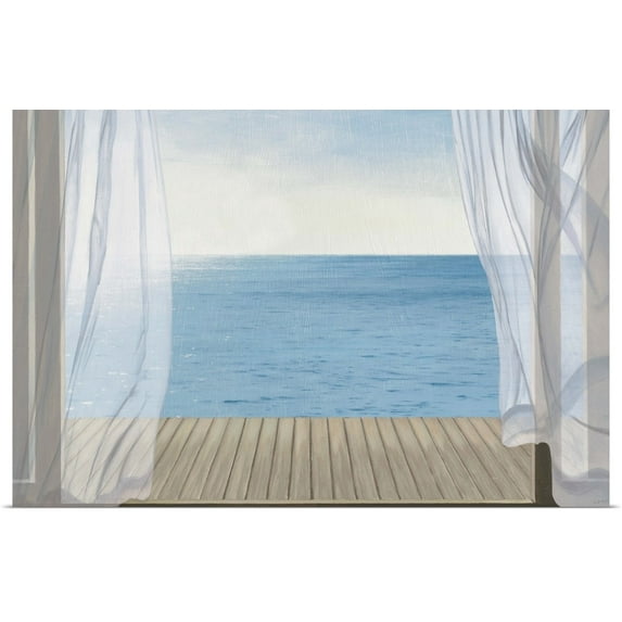 Great BIG Canvas | "Blue Breeze" Art Print - 24x16