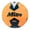 Fluorescent Orange/Tidal Teal, variant on Mitre Final Logo Soccer Ball