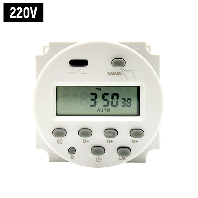 Yeacher Digital Programmable Timer Switch Countdown Mini Time Control Switch Timer Controller Automatic Switch-ons and-offs 220V
