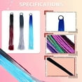 thumbnail image 4 of 3pcs Kids Girls Hair Extension Colorful Braided Wigs Ponytail Headbands Rubber Bands Hair Bands Headwear Hair Accessories-Style 2;, 4 of 5