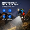 thumbnail image 3 of Bike Light Set and Horn Solar Powered USB Rechargeable 3 Mode Bicycle Headlight Taillight Combinations Front Back Light & Bell for Cycling Riding Safety Warning Rear Tail Light LED Speaker, 3 of 8