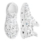 thumbnail image 1 of Zapatos con diseño de dientes de boceto para mujer, zapatillas informales con plataforma y cordones para exteriores, 1 of 6