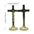 thumbnail image 4 of CIYISON for Cross Crucifix Christ Catholic Jesus Religious Church Decoration Stand Wall, 4 of 10