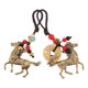 thumbnail image 1 of Greenadscape 2Ud Llavero Colgante De Caballo Para Auto Estilo Chino Decorativo, 1 of 6