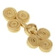thumbnail image 5 of 10 Piezas Botones de Nudo de Estilo Chino para Decoración de Traje y Cheongsam Oro Zulema Nudo de botón chino, 5 of 8