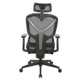 thumbnail image 5 of High Back in Black Mesh Fabric and Seat with Adjustable Arms, 5 of 13