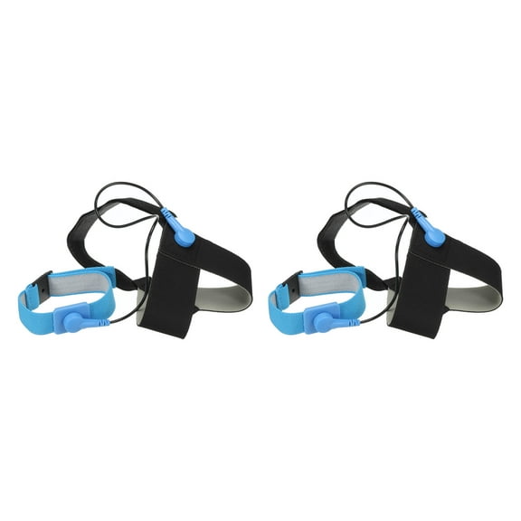2pcs ESD Anti Static Foot Heel Straps Anti Static Wrist Strap 5" for Protecting Electronics Against Electric Shock