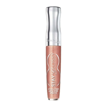 Stay Glossy 6 Hour Lipgloss, Non-Stop Glamour, 0.18 Fluid Ounce, Up to 6 hours of wow worthy glossy color, with shine extend technology By Rimmel From