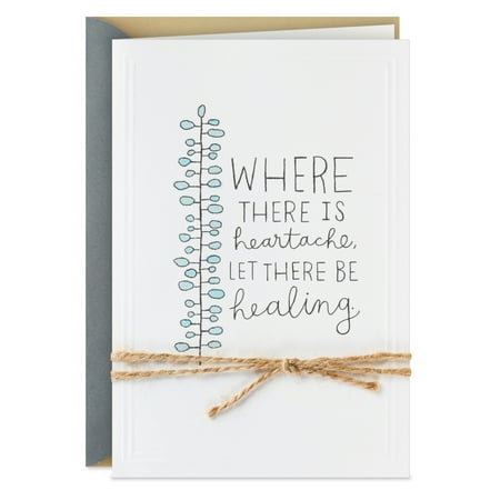 Hallmark Sympathy Card From Us (Let There Be Healing)