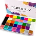 thumbnail image 1 of Kit de paleta de 36 colores CCBeauty Professional para pintura facial y corporal, 1 of 8