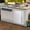Silver-Left door, variant on Outdoor Kitchen Doors, 304 Stainless Steel Single BBQ Access Door with Vents, Right/Left/Double Side Open Flush Mount Door with Handle for Outdoor Kitchen, BBQ Island, Grilling Station