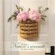 thumbnail image 3 of Set de 2 cestas colgantes de mimbre 84ECO para correo y flores, 3 of 7
