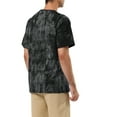 thumbnail image 3 of Camisetas de hombre INSPIRE CHIC para el Día del Padre, de manga corta, verano, camiseta de teñido anudado, camisetas impresas hip hop, talla L, negro y gris, 3 of 6