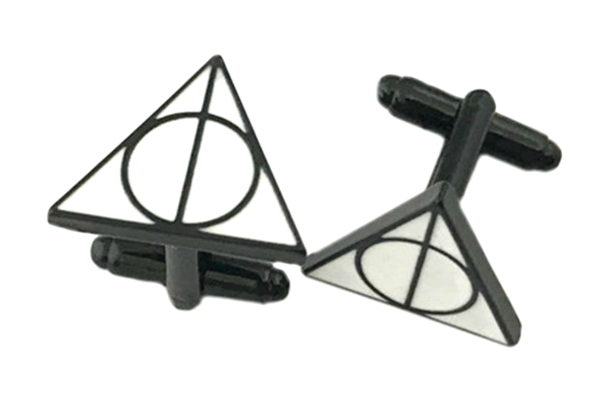 HP Deathly Hallows Fashion Novelty Cuff Links Movie Film Series with Gift Box