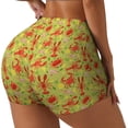 thumbnail image 1 of Fotbe Crab Lobster Shorts Sin Costuras – Shorts Deportivos de Cintura Alta para Mujer, Elásticos para Gimnasio, Yoga, Running o Ciclismo-XX-Large, 1 of 8