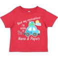 thumbnail image 3 of Inktastic Book My Reservation I'm Going to Nana and Papa's Boys or Girls Toddler T-Shirt, 3 of 5