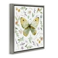 thumbnail image 4 of Stupell Industries Chic Cottage Butterfly Animals Painting Gray Floater Framed Canvas Art Print Wall Art, 18 x 18, 4 of 10