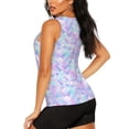 thumbnail image 3 of Fotbe Rainbow Scales Blusas Sin Mangas para Mujer – Estilo Casual, Corte Suelto, Slim-Fit, Cuello Redondo Deportivo, Tops de Verano para Gimnasio y Yoga-X-Large, 3 of 7