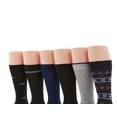 thumbnail image 3 of Perry Ellis Men's Holiday Truck Fair Isle Print Crew Socks Black Size Regular, 3 of 3