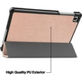 thumbnail image 3 of KOMI Case for Samsung Galaxy Tab S9/ S9 FE 5G with Tempered Glass Screen Protector, Tri-Fold Stand, Multi-Angle Viewing, Smart Cover Auto Wake/Sleep Case for Galaxy Tab S9 FE 10.9"/ S9 11", 3 of 5