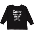 thumbnail image 3 of Inktastic Future Mountain Biker Boys or Girls Long Sleeve Toddler T-Shirt, 3 of 5