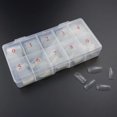 thumbnail image 2 of ziyahi 500pcs Full Cover/Half Tips/French Style Acrylic Artificial False Nails Women Fake Nails Tips, 2 of 9